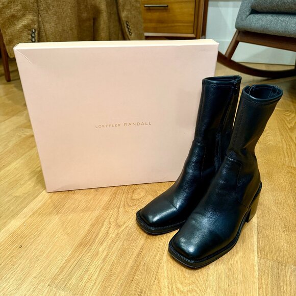 Loeffler Randall Nolan 100% leather boots-- 7.5, like new! Twice worn. - Picture 1 of 8